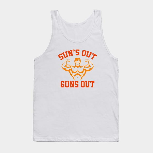 Sun's Out Guns Out Tank Top by AmazingVision